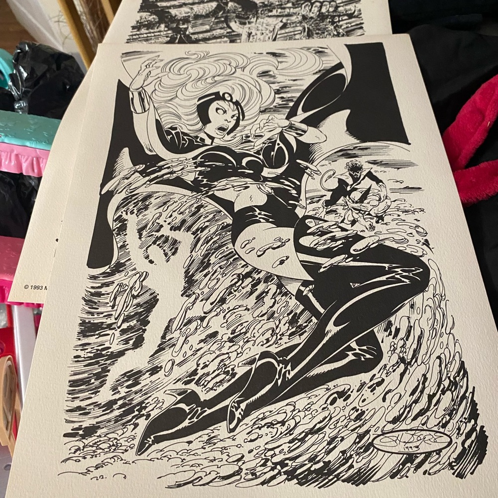 1993 Marvel X men , drawing